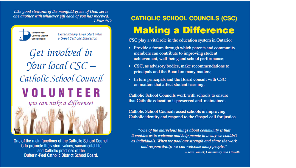 Making a difference postcard