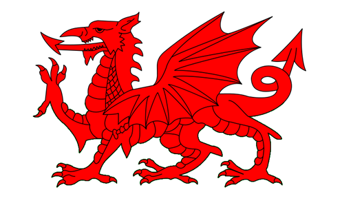image of a red dragon